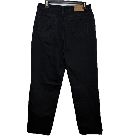 Ralph Lauren Jeans Co. Womens Jeans 14P Petite 27" Inseam Straight Leg Black - Picture 2 of 7